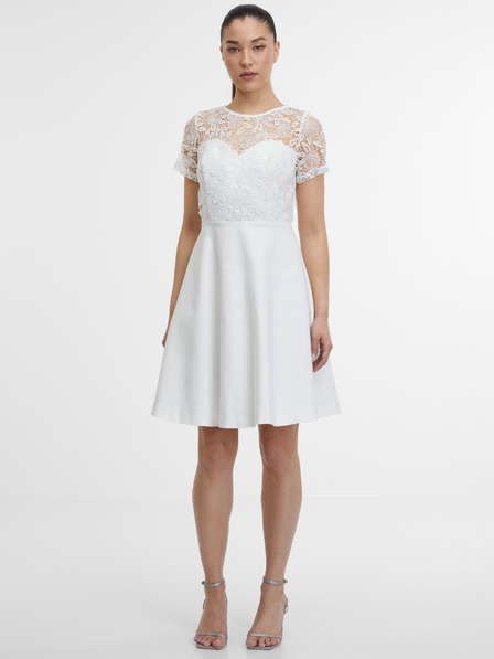 Orsay Бяла дамска рокля ORSAY