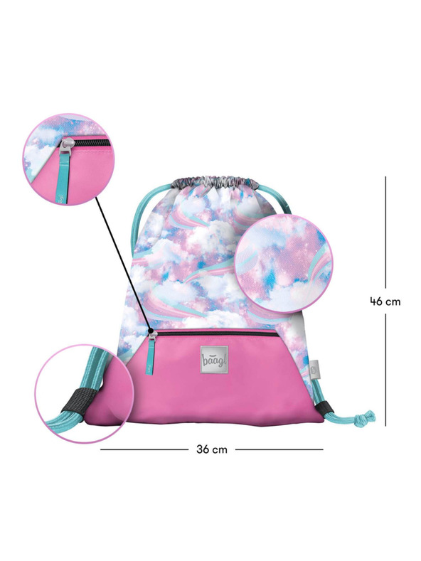 BAAGL  Синя чанта с джоб Baagl Nebe