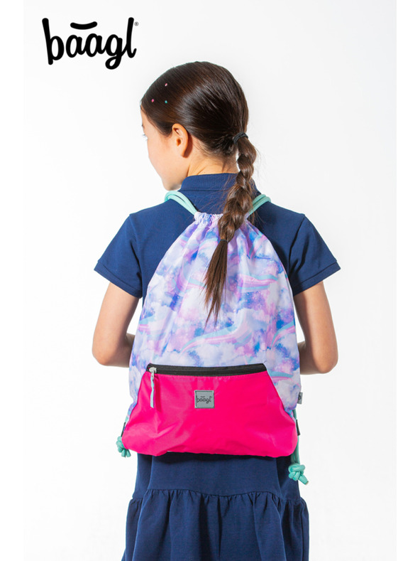 BAAGL  Синя чанта с джоб Baagl Nebe