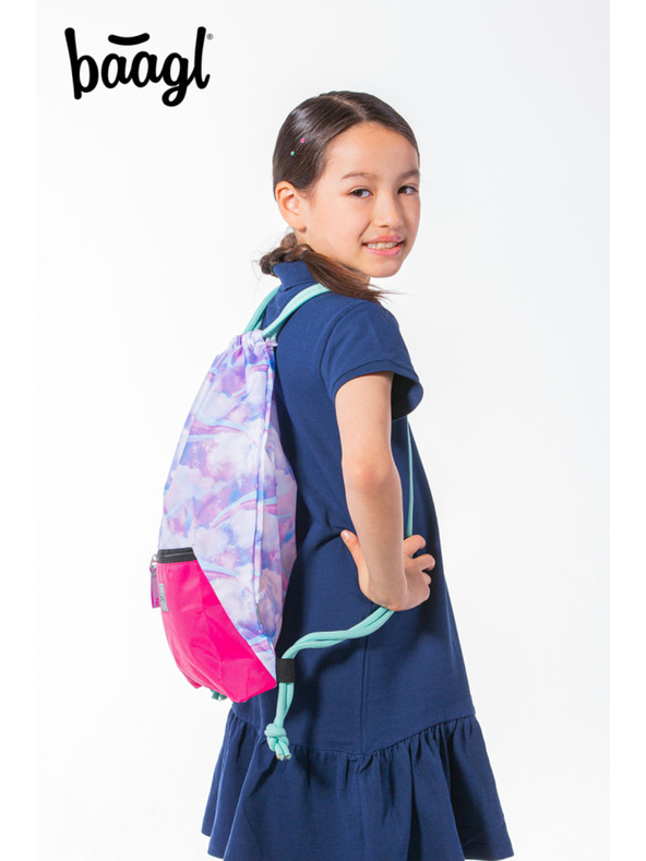 BAAGL  Синя чанта с джоб Baagl Nebe