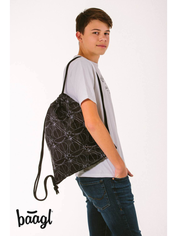 BAAGL  Черна чанта Baagl Skate Harry Potter Реликвата на смъртта