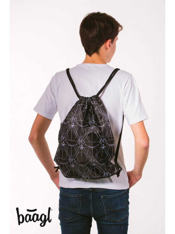 BAAGL  Черна чанта Baagl Skate Harry Potter Реликвата на смъртта