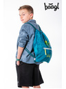 BAAGL  Зелена чанта с джоб Baagl T-Rex
