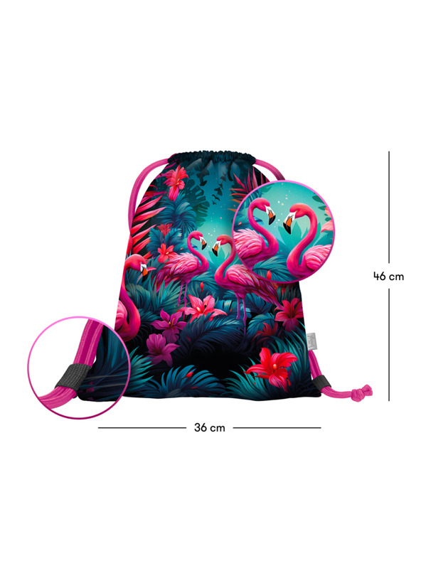 BAAGL  Розова чанта Baagl Фламинго