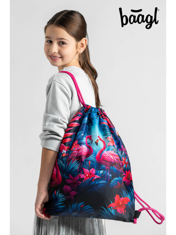 BAAGL  Розова чанта Baagl Фламинго