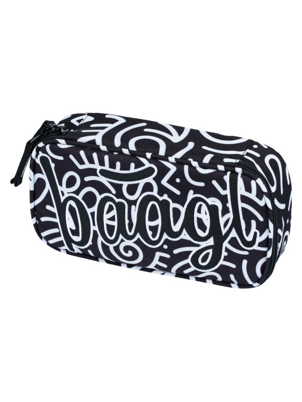 BAAGL  Черен училищен моливник Baagl Element