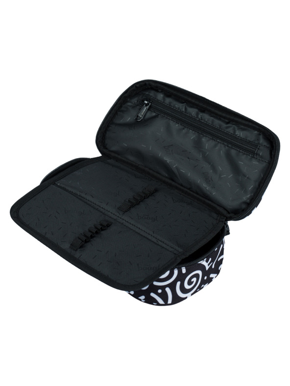 BAAGL  Черен училищен моливник Baagl Element