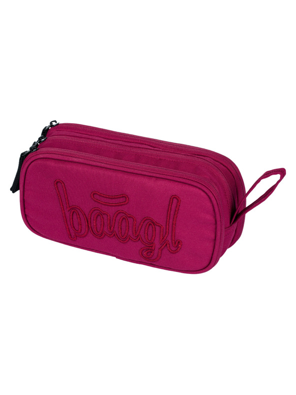 BAAGL  Червен ученически моливник Baagl Ruby
