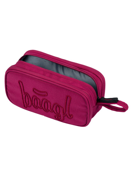 BAAGL  Червен ученически моливник Baagl Ruby