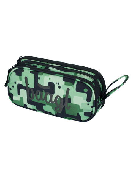 BAAGL  Зелен ученически моливник etue Baagl Green