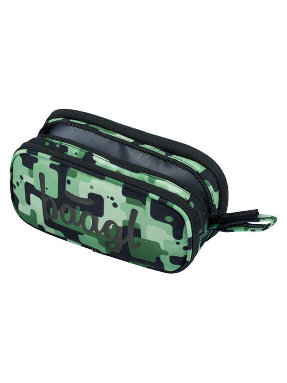 BAAGL  Зелен ученически моливник etue Baagl Green