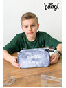 BAAGL  Сив ученически моливник Baagl NASA Grey