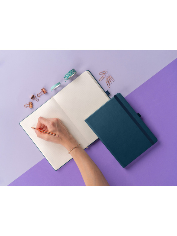 NOTIQUE NOTIQUE Бележки Aprint Neo, синьо, на точки, 15 x 21 cm