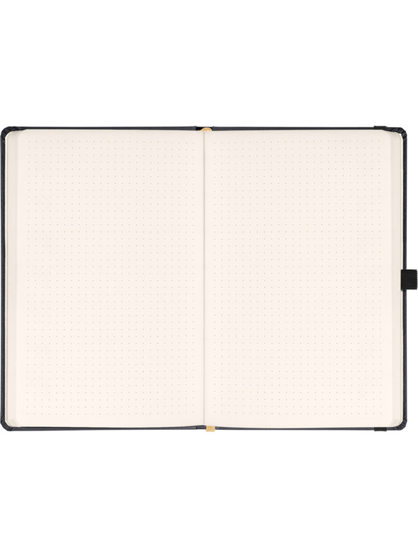 NOTIQUE NOTIQUE Бележки, балакрум, черен, с точки, 15 x 21 cm