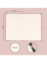 NOTIQUE NOTIQUE Бележки Aprint Neo, розово, на точки, 15 x 21 cm