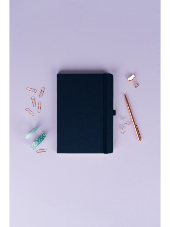 NOTIQUE NOTIQUE Бележки, балакрум, тъмносин, на точки, 15 x 21 cm