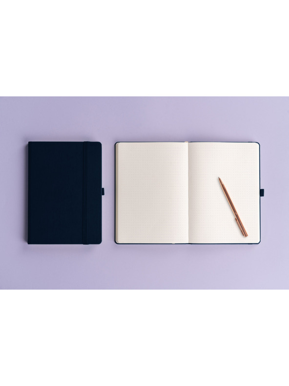 NOTIQUE NOTIQUE Бележки, балакрум, тъмносин, на точки, 15 x 21 cm