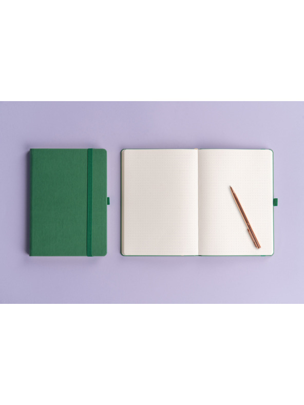 NOTIQUE NOTIQUE Бележки, зелен цвят, на точки, 15 x 21 cm