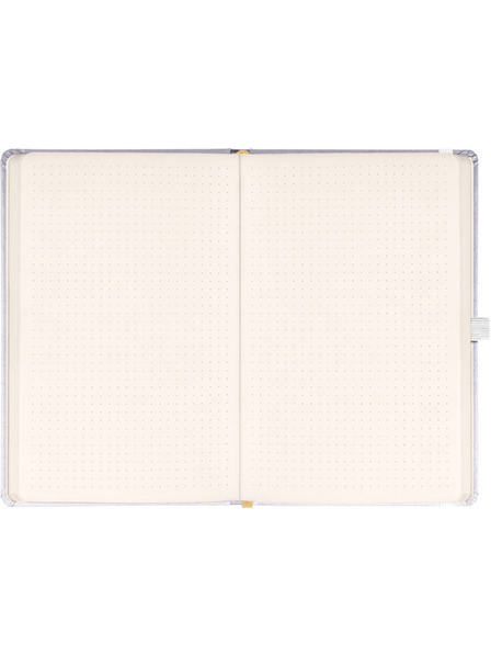 NOTIQUE NOTIQUE Бележки Балакрон, сребрист, на точки, 15 x 21 cm
