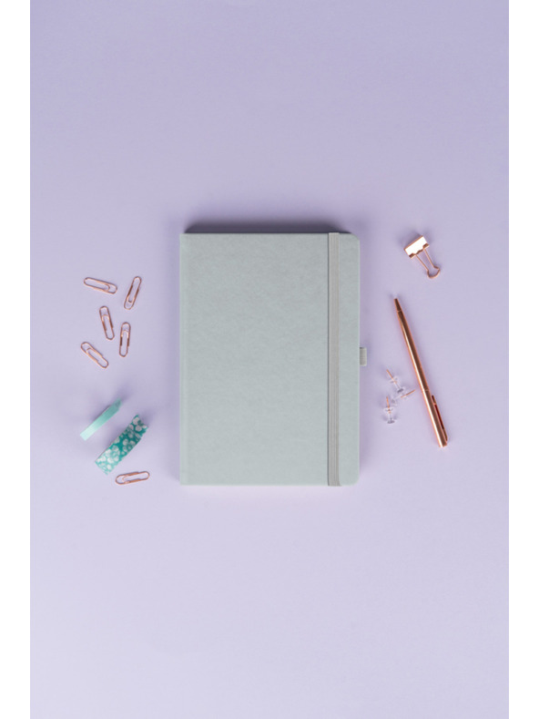 NOTIQUE NOTIQUE Бележки Балакрон, сребрист, на точки, 15 x 21 cm