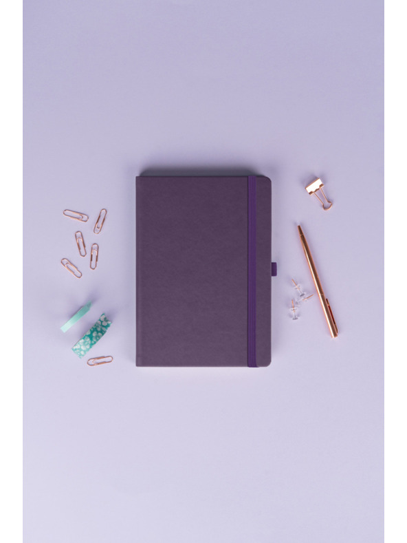NOTIQUE NOTIQUE Бележки Aprint Neo, лилаво, с линии, 15 x 21 cm