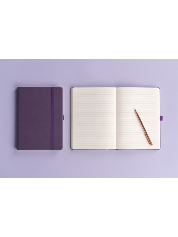 NOTIQUE NOTIQUE Бележки Aprint Neo, лилаво, с линии, 15 x 21 cm