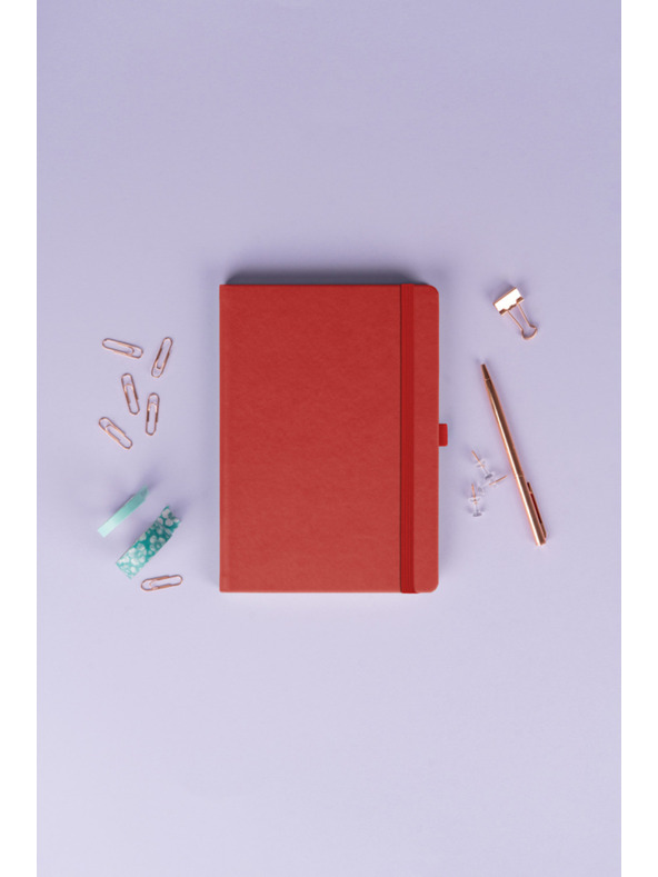 NOTIQUE NOTIQUE Бележки Aprint, червени, с подплата, 15 x 21 cm