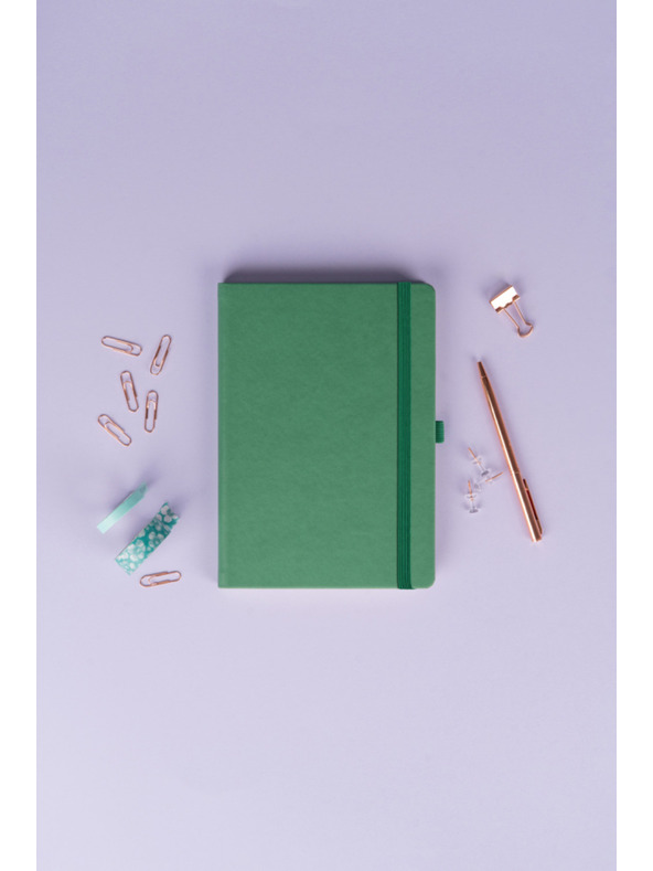 NOTIQUE NOTIQUE Бележки Aprint, зелени, с подплата, 15 x 21 cm