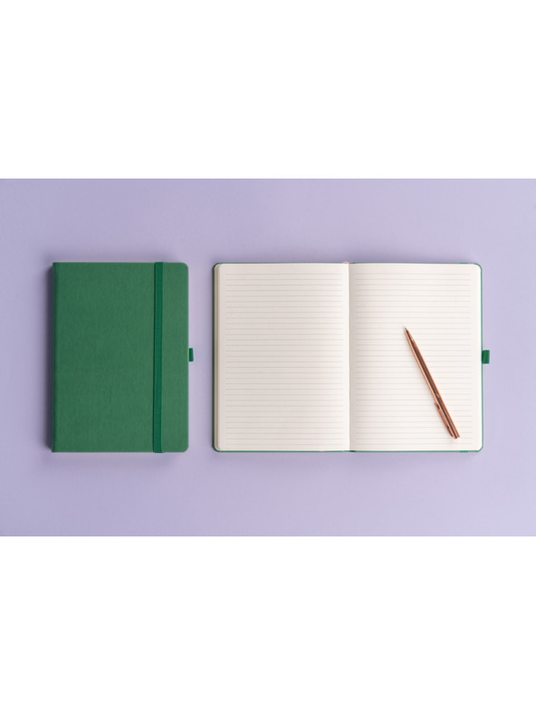 NOTIQUE NOTIQUE Бележки Aprint, зелени, с подплата, 15 x 21 cm