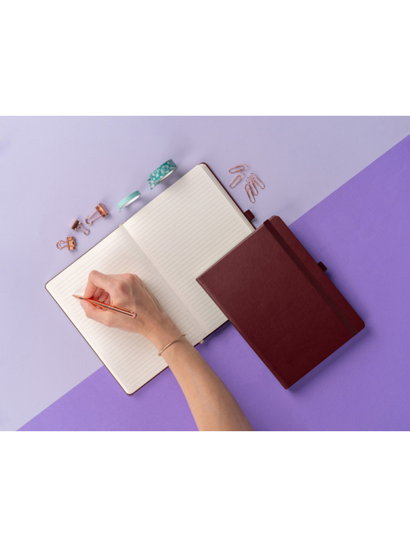 NOTIQUE NOTIQUE Бележки Aprint Neo, бордо, с подплата, 15 x 21 cm