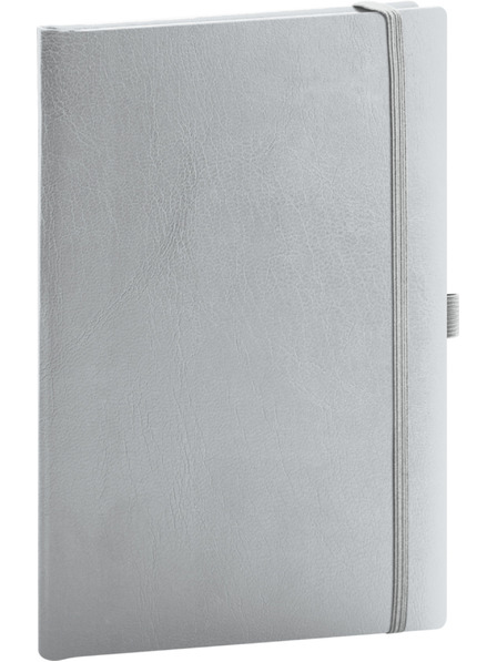 NOTIQUE NOTIQUE Бележки, балакрум, сребрист, с подплата, 15 x 21 cm