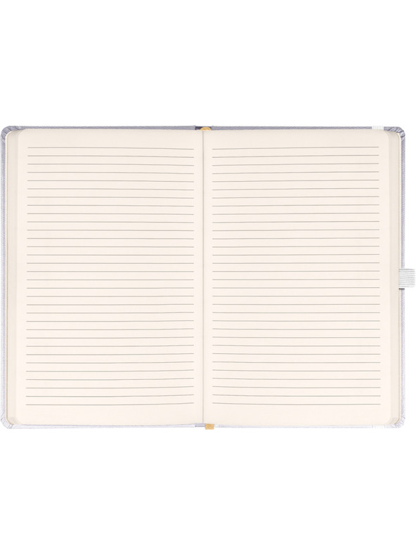 NOTIQUE NOTIQUE Бележки, балакрум, сребрист, с подплата, 15 x 21 cm