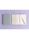 NOTIQUE NOTIQUE Бележки, балакрум, сребрист, с подплата, 15 x 21 cm