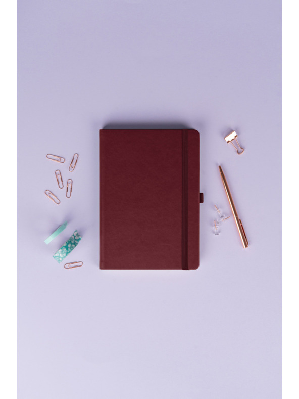 NOTIQUE Балакрут NOTIQUE Notes, бордо, с точки, 15 x 21 cm