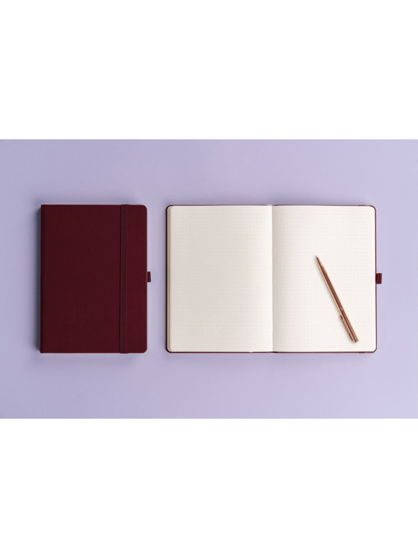 NOTIQUE Балакрут NOTIQUE Notes, бордо, с точки, 15 x 21 cm