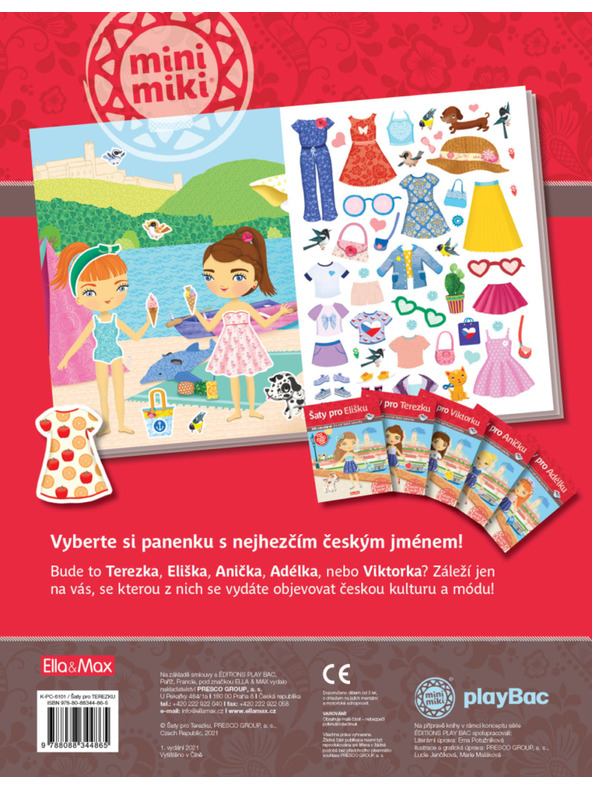 ELLA & MAX Рокли за ТЕРЕЗКА ─ Книга с лепенки