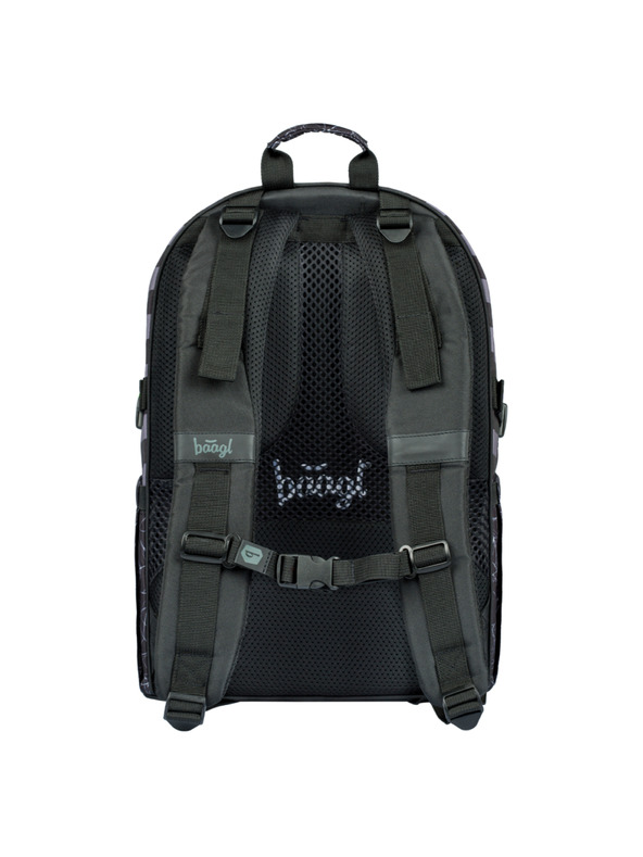 BAAGL  Черна училищна раница Skate Wednesday Nevermore Baagl