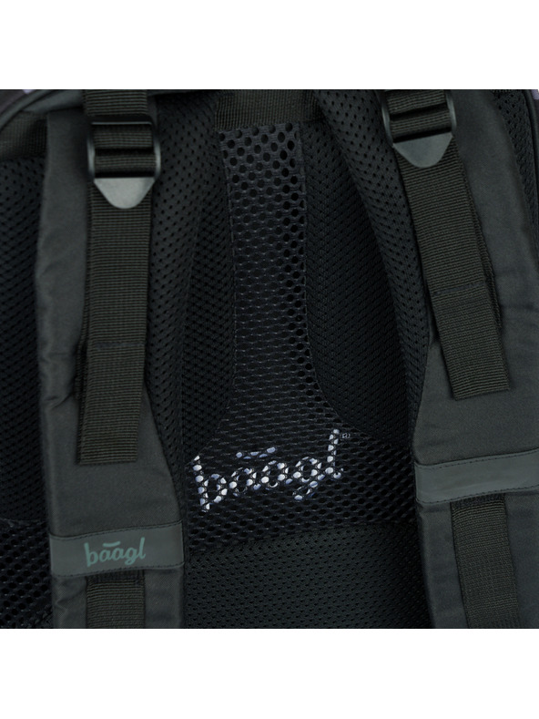 BAAGL  Черна училищна раница Skate Wednesday Nevermore Baagl