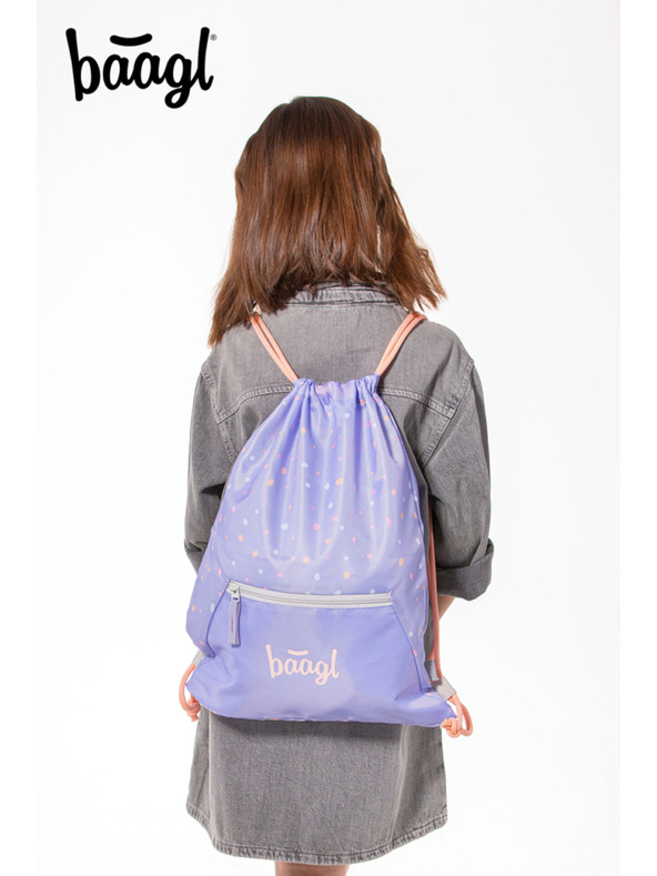 BAAGL  Лилава чанта с джоб Pets Baagl