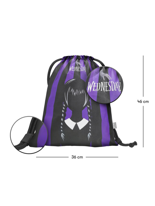 BAAGL  Черна торба Wednesday Baagl