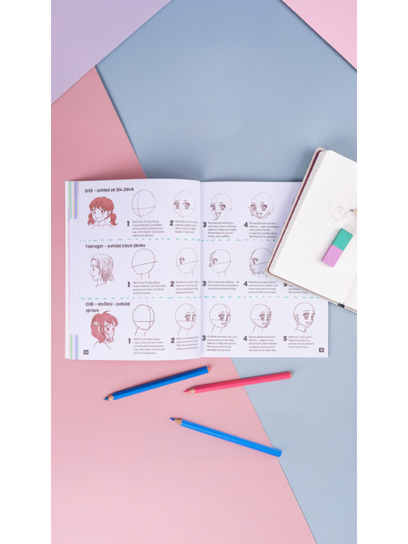 BAAGL  Как да рисуваме KAWAII МАНГА: ГЕРОИ – Стъпка по стъпка с MISAKO