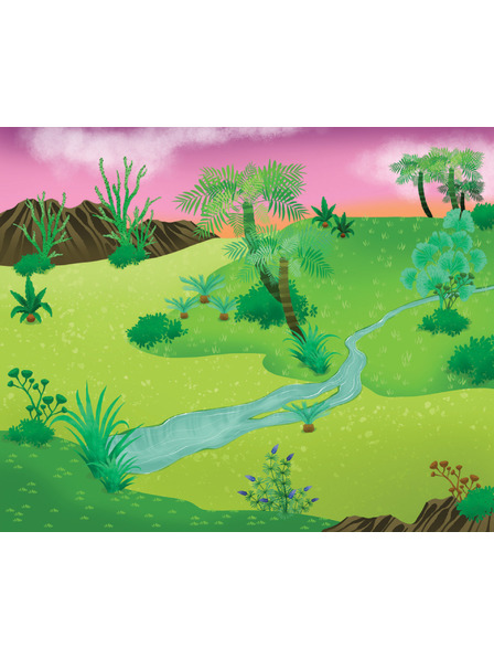 BAAGL  Четене и лепене – СРЕД ДИНОЗАВРИ, книга със стикери