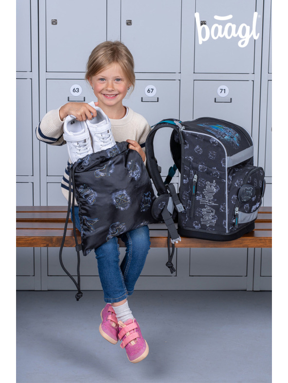 BAAGL  BAAGL КОМПЛЕКТ 3 Zippy plus Хогуортс: ученическа чанта, моливник, торбичка