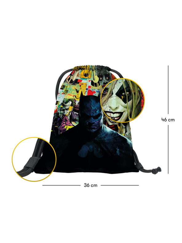 BAAGL  BAAGL 3 КОМПЛЕКТ Скейт Batman Comics: раница, несесер, торба