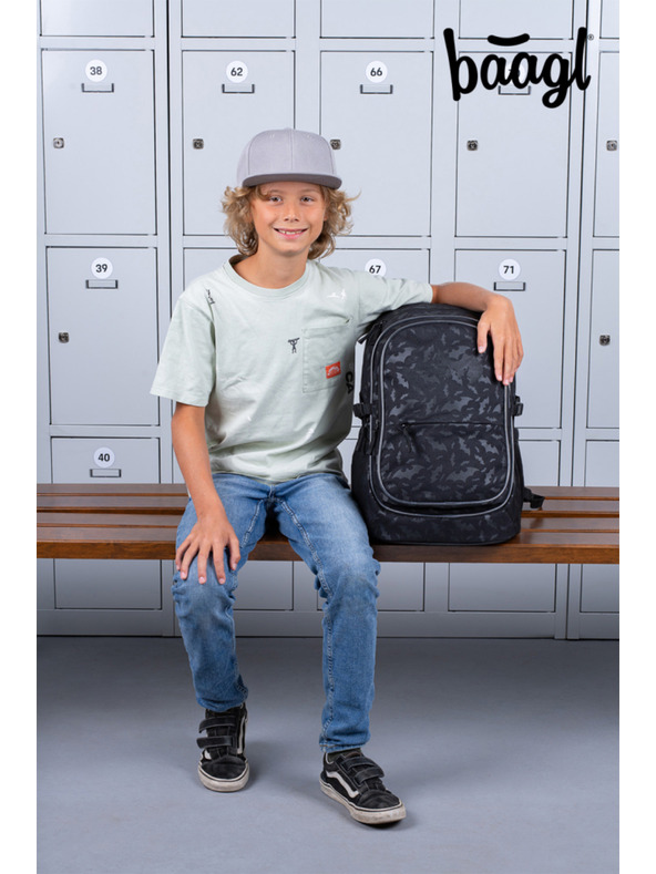 BAAGL  BAAGL Училищна раница Core Batman черна