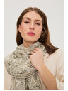 Moodo Щампован шал в маслинено Moodo