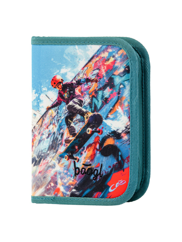 BAAGL  BAAGL КОМПЛЕКТ 5 Zippy Skatepark: портфейл, перница, торба, престилка, портмоне