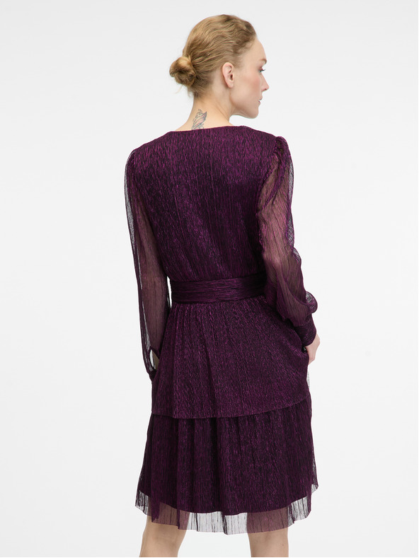 Orsay Лилава дамска рокля до коляното ORSAY