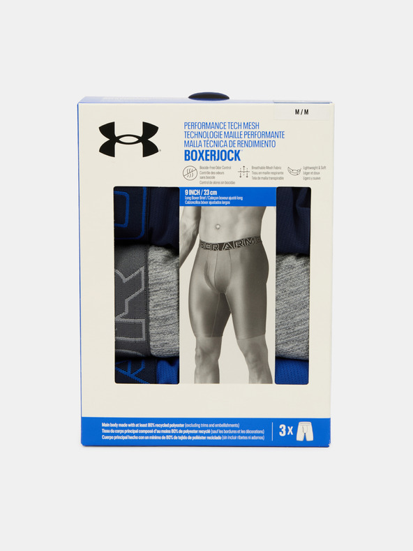 Under Armour Мъжки боксерки Under Armour M UA Perf Tech Mesh 9in-3pk
