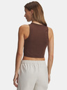 Under Armour Дамски потник Under Armour Seamless Cotton Hand Tank-BRN